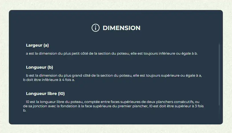 définition des valeurs de calcul de béton armé